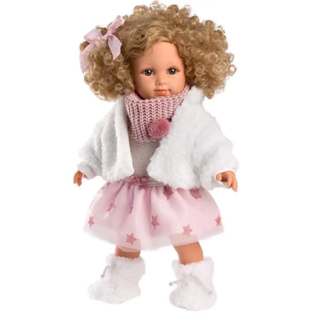 Llorens: Elena 35 cm große Puppe mit lockigem Haar