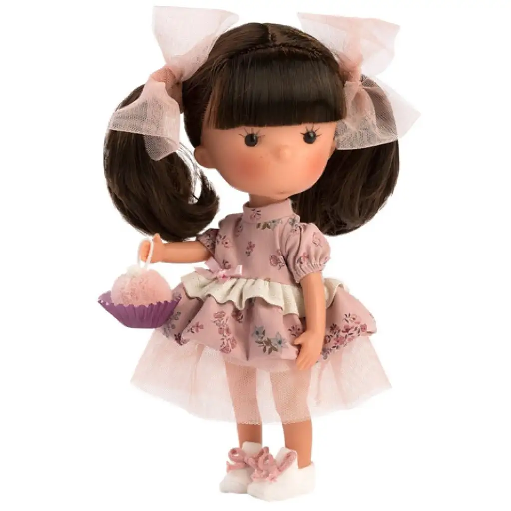 Llorens: Miss Minis Sara Pots 26cm Puppe mit Kuchen