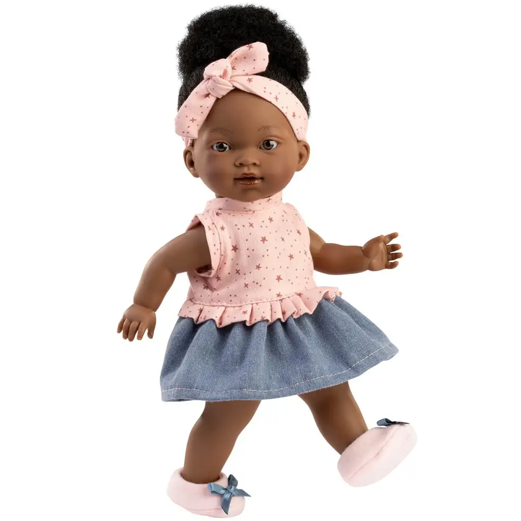 Llorens: Zoé 28 cm große Puppe im sternenförmigen Kleid