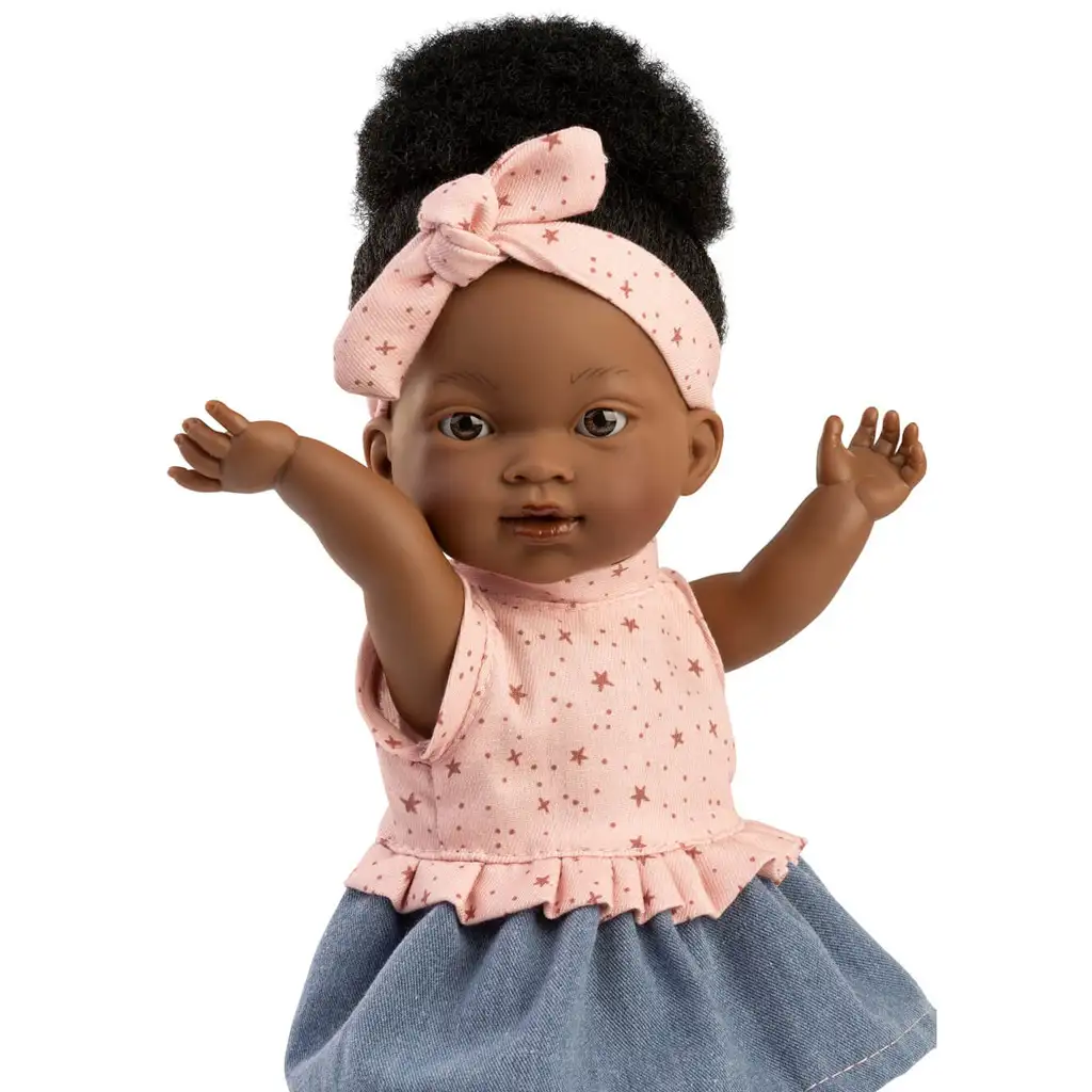 Llorens: Zoé 28 cm große Puppe im sternenförmigen Kleid kép 2