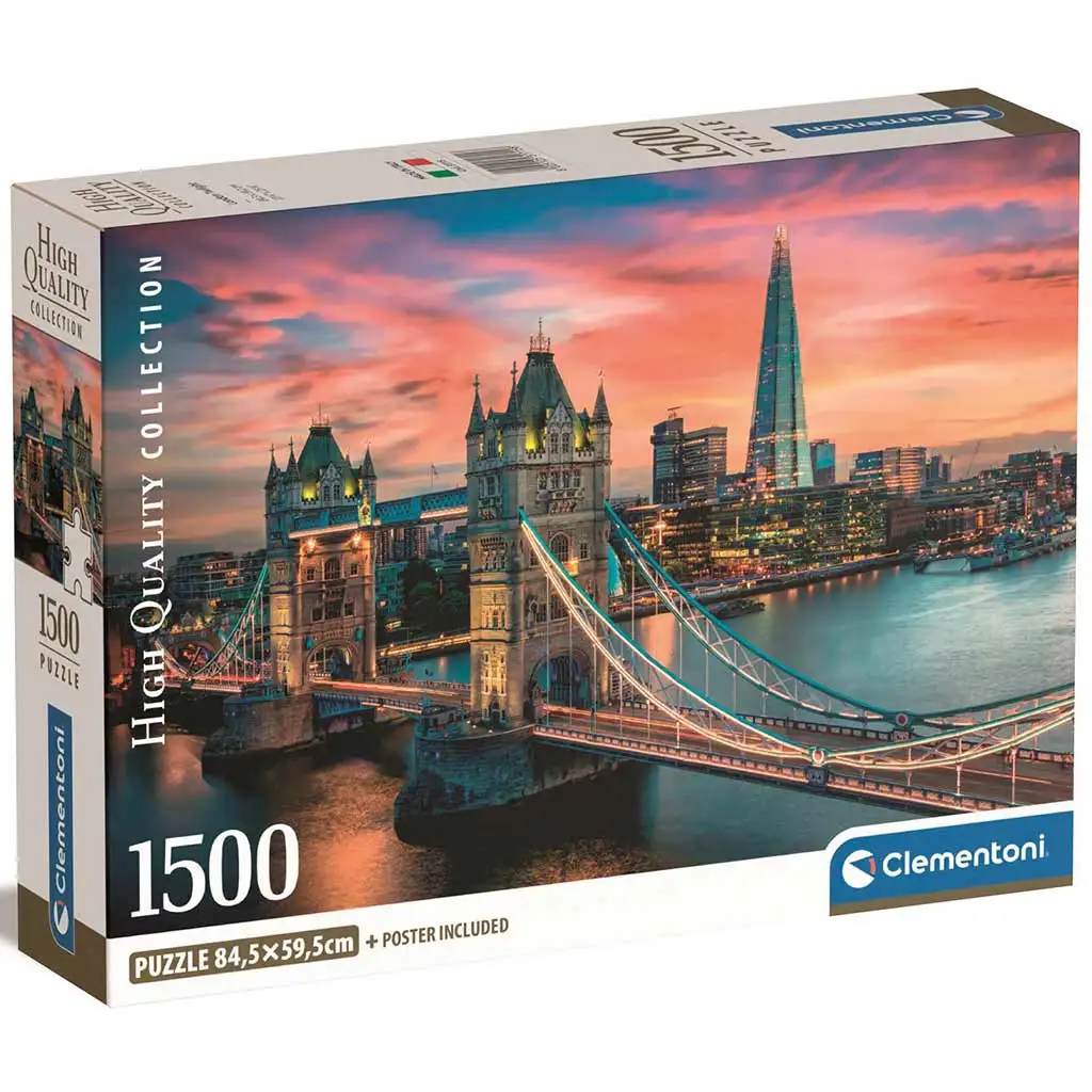 Londoner Dämmerung 1500-teiliges HQC Puzzle 84,5x59,5cm - Clementoni