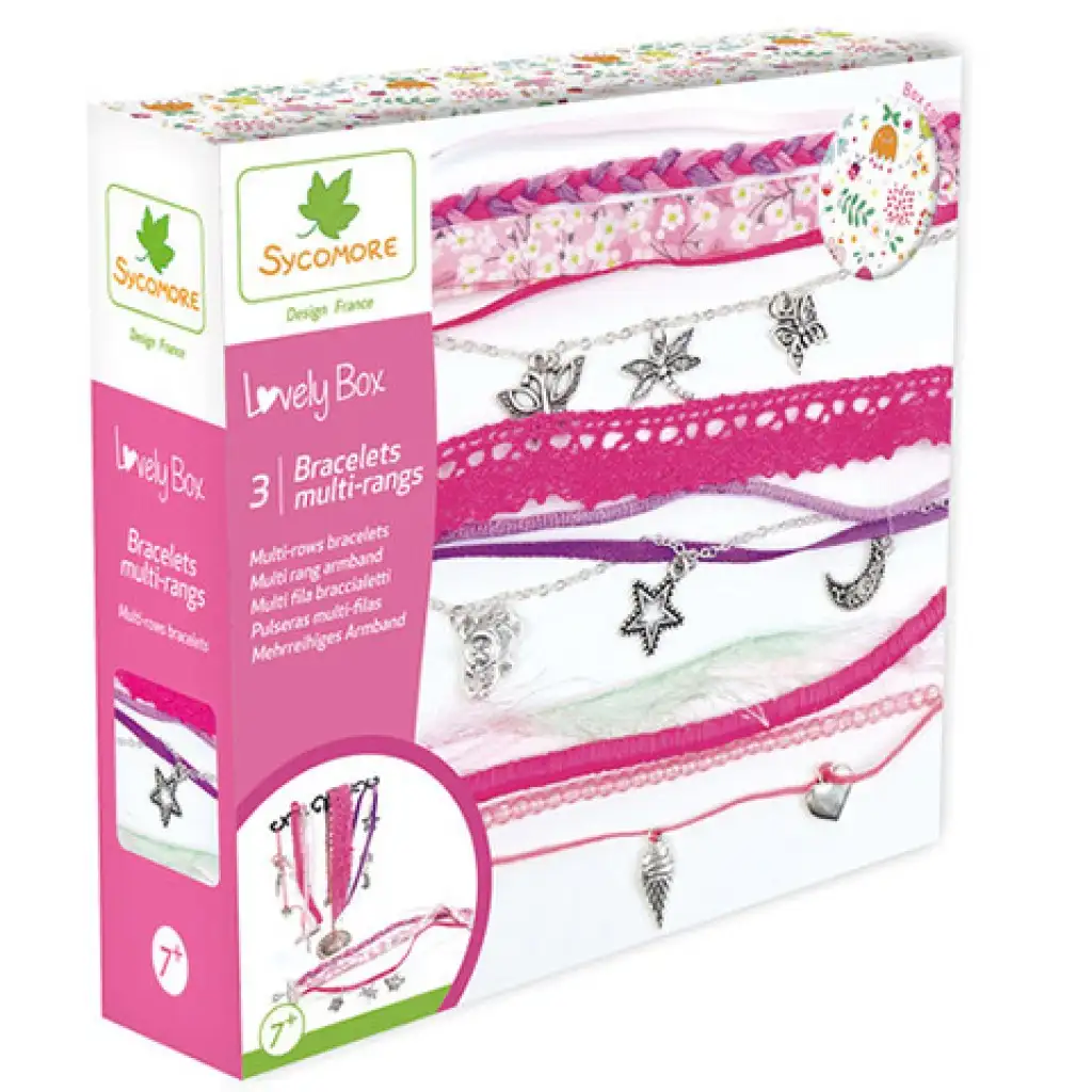 Lovely Box Armbandherstellungsset für 3 Armbänder