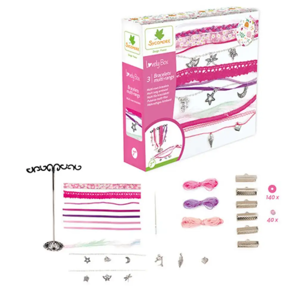 Lovely Box Armbandherstellungsset für 3 Armbänder kép 2