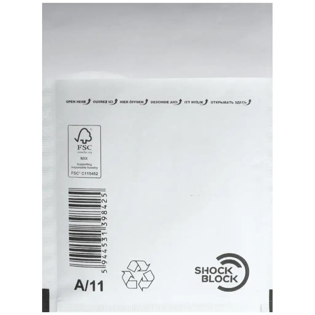 Luftpolsterversandtasche 11-A 100x165mm 1 Stk.