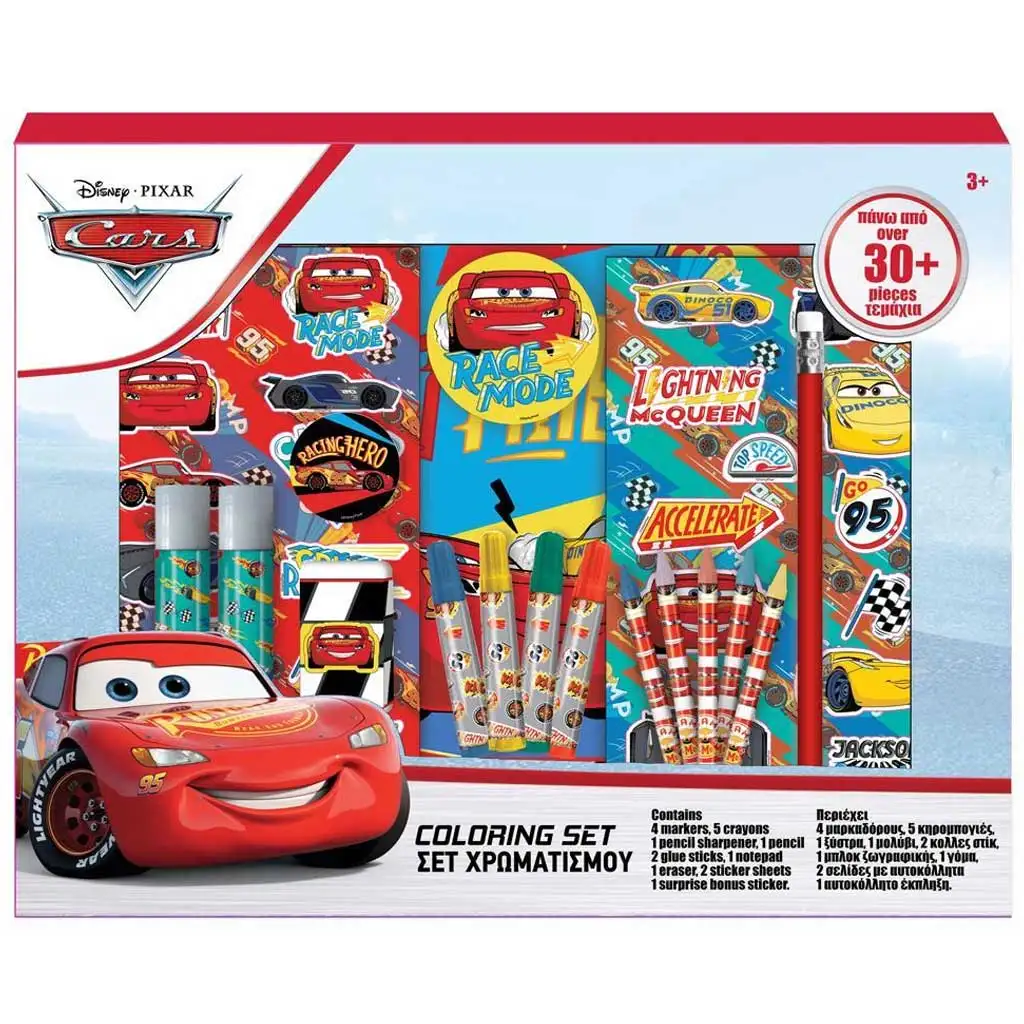 Luna: 30-teiliges Malset mit Wachsmalstiften, Filzstiften und Aufklebern