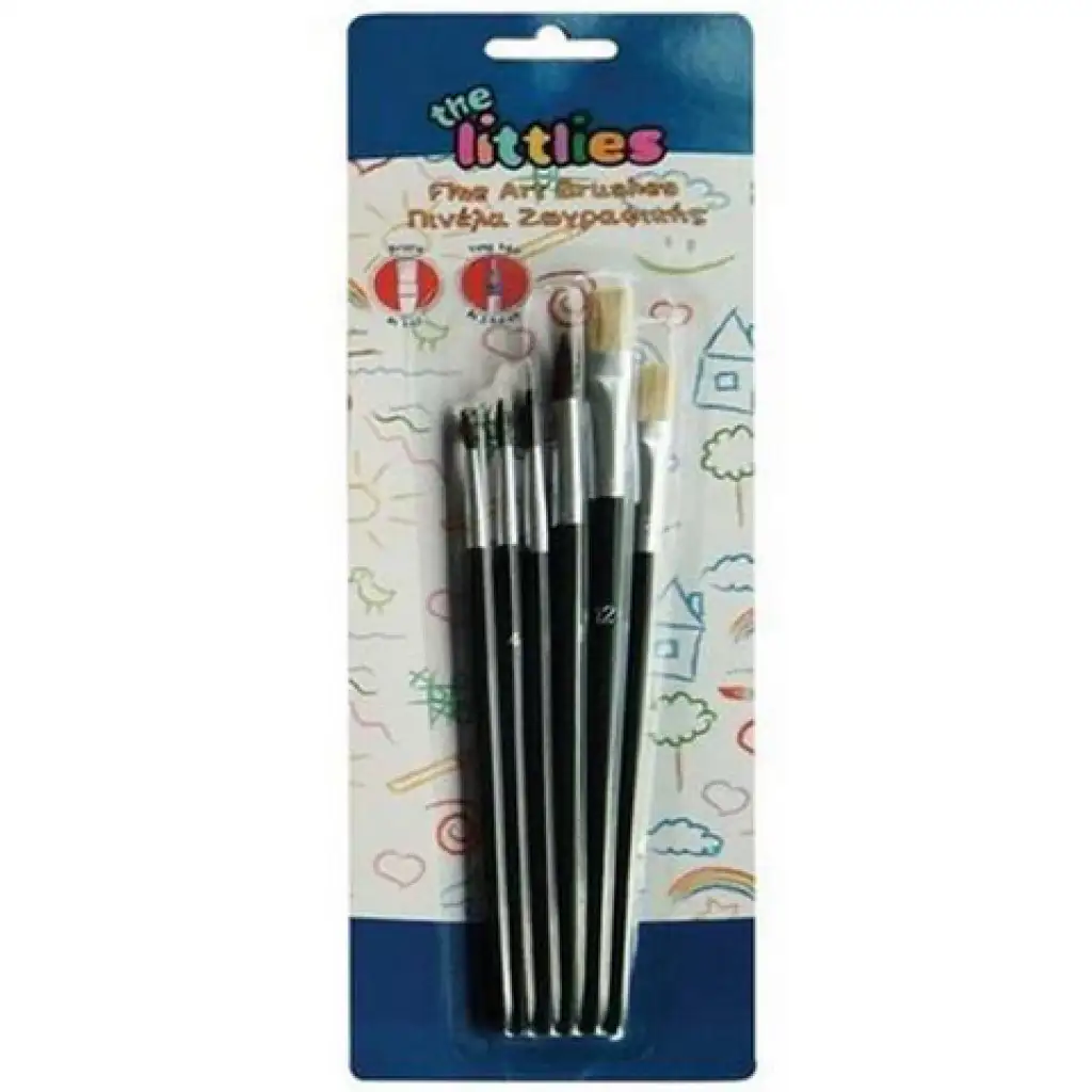 Luna: 5-teiliges Pinselset mit Ponyhaar in verschiedenen Größen