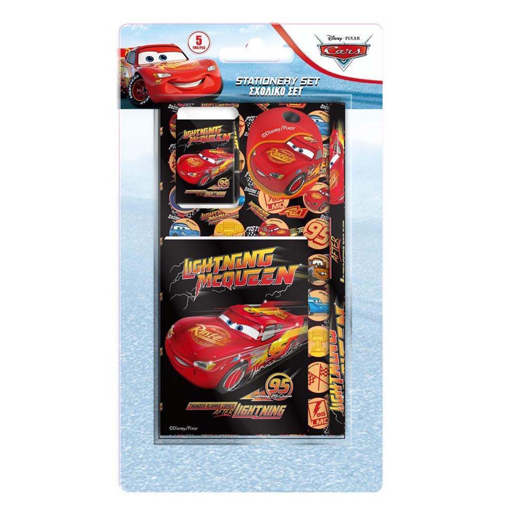 Luna: 5-teiliges Schreibwarenset Cars