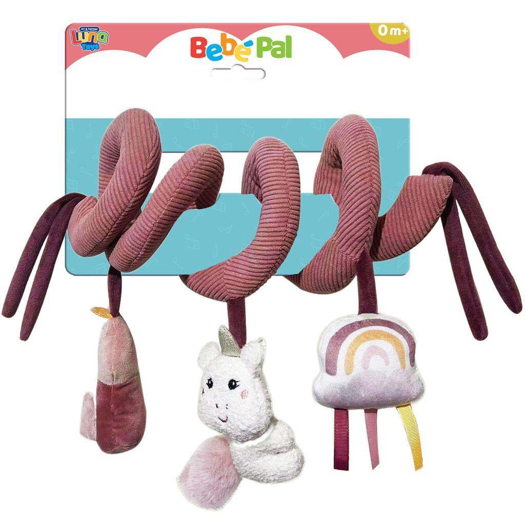 Luna: Bebé Pal – Spiral-Einhorn Plüsch für Babys