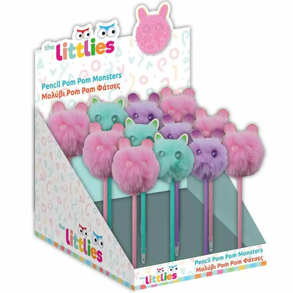 Luna: Bleistift mit Pompon-Kopf in verschiedenen Ausführungen 1 Stk