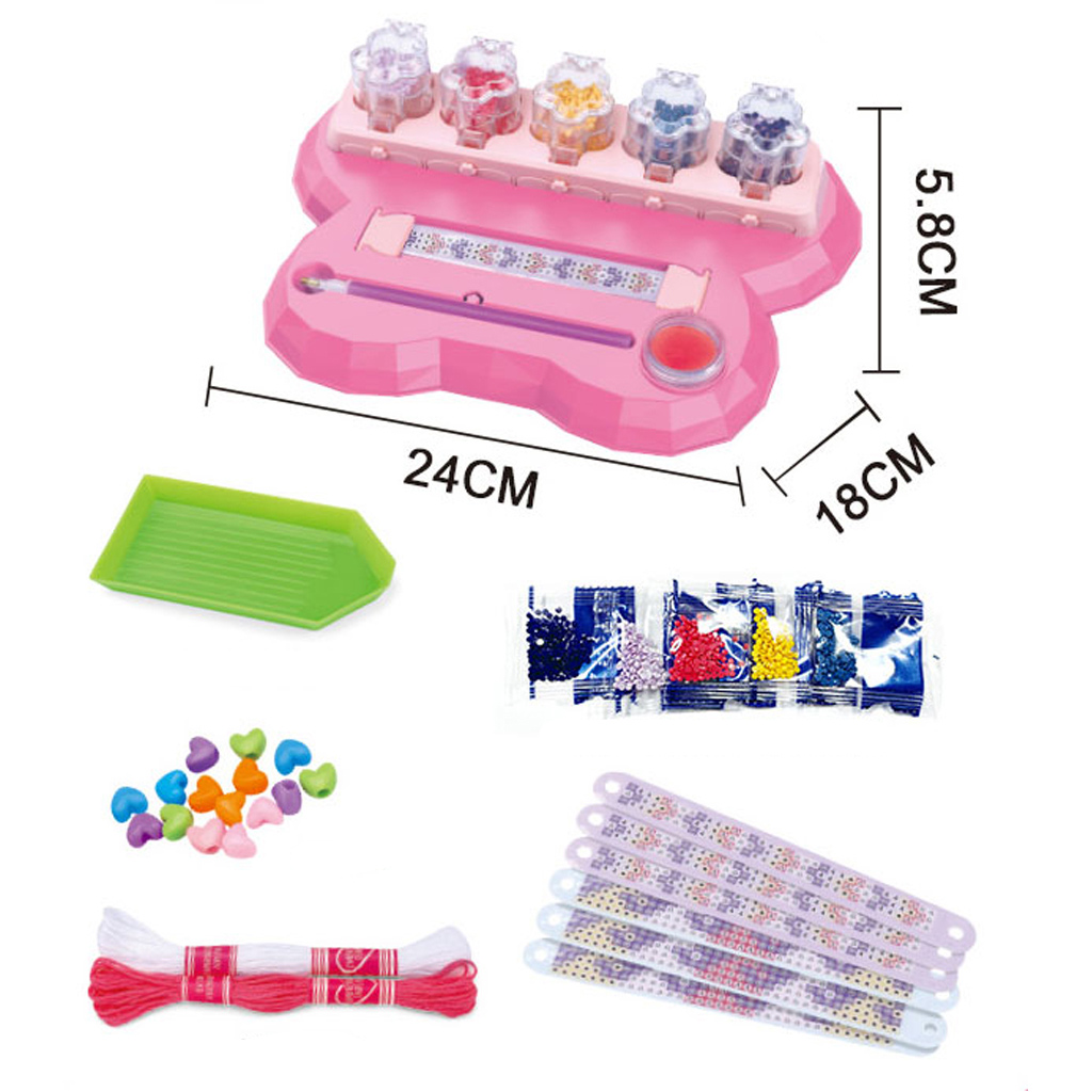 Luna: DIY Diamantstein-Armband Bastelset Kreativset kép 2