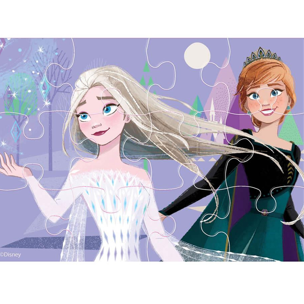 Luna: Die Eiskönigin 4-in-1 Puzzle-Set kép 4