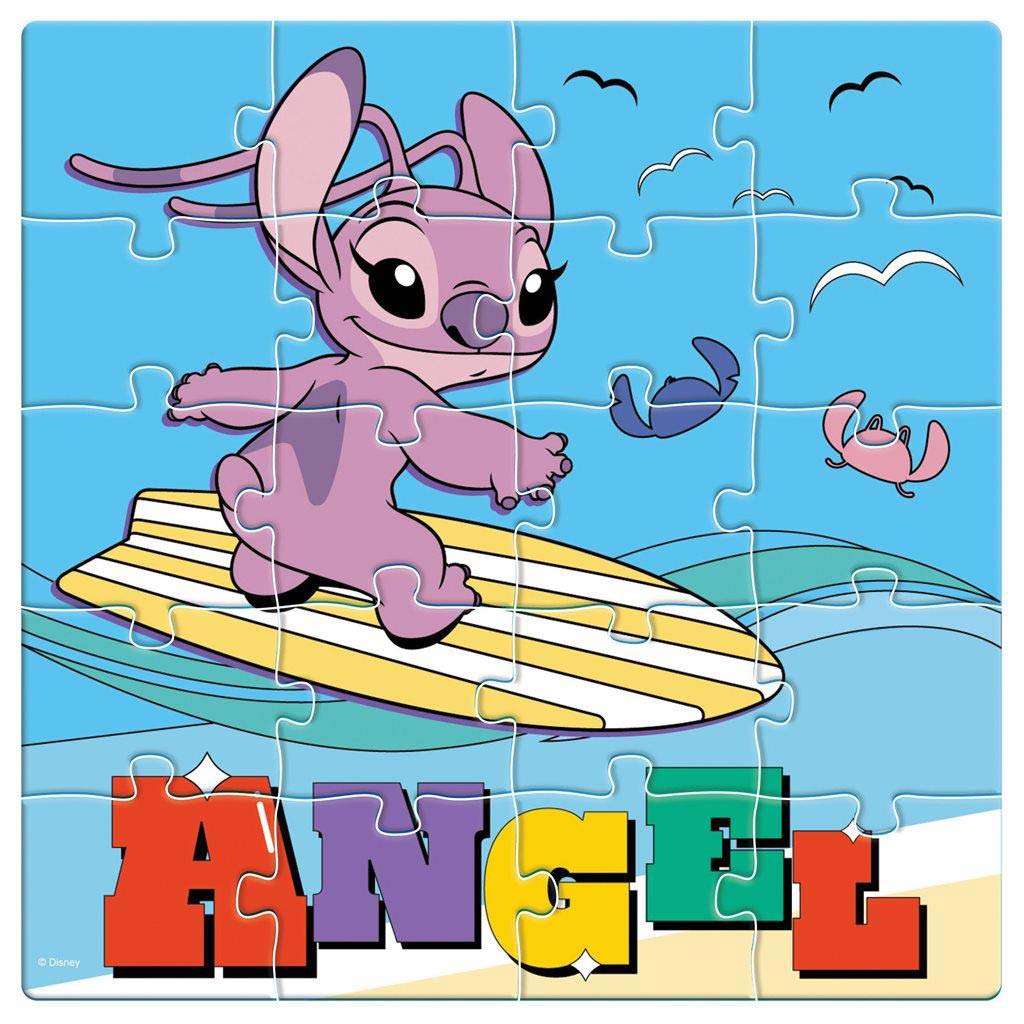 Luna: Disney Lilo & Stitch Motiv 3x20-tlg. Magnetpuzzle kép 2