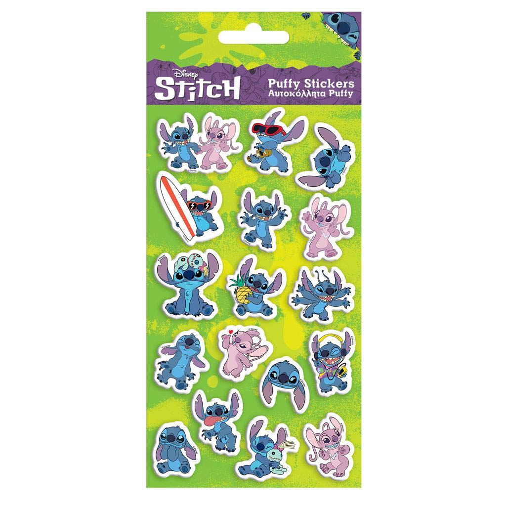 Luna: Disney Lilo & Stitch Puffy Sticker-Set 10x22 cm
