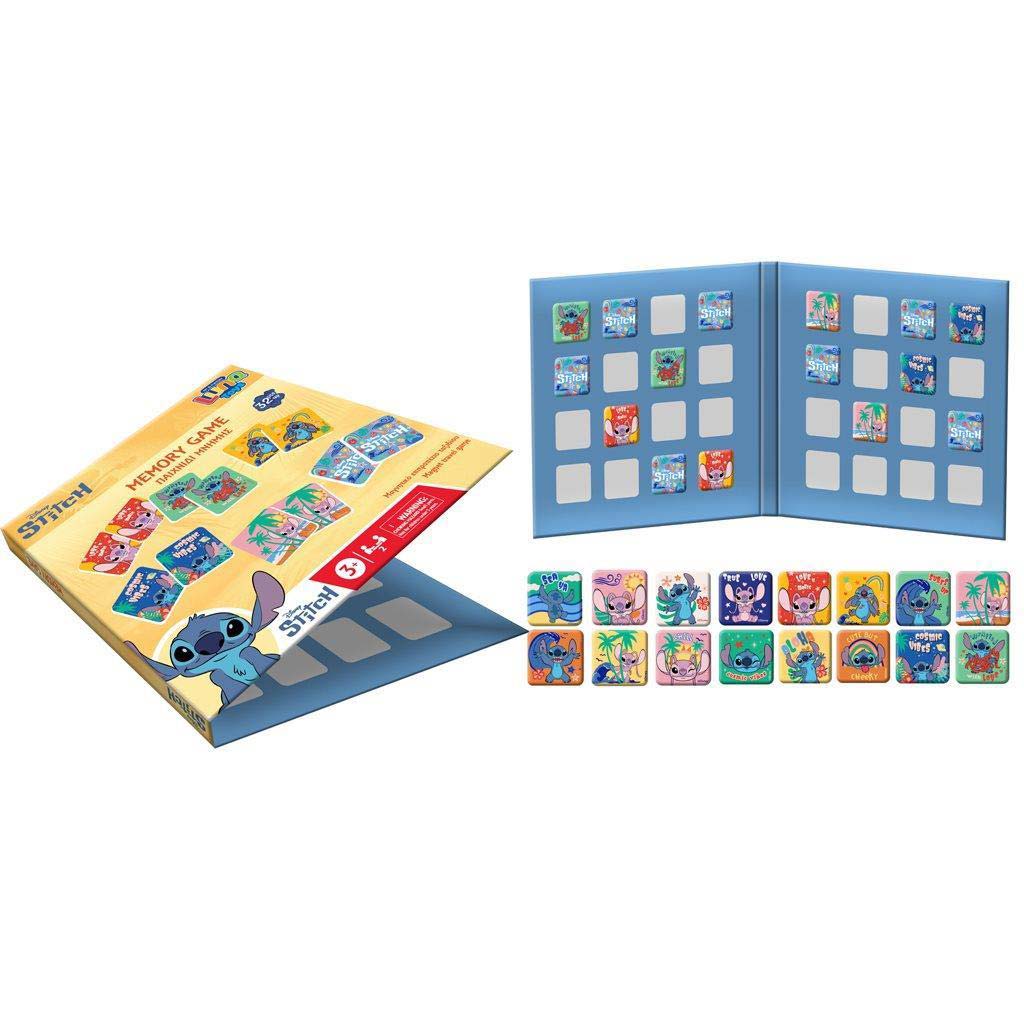 Luna: Disney Stitch Magnetisches klappbares Memospiel