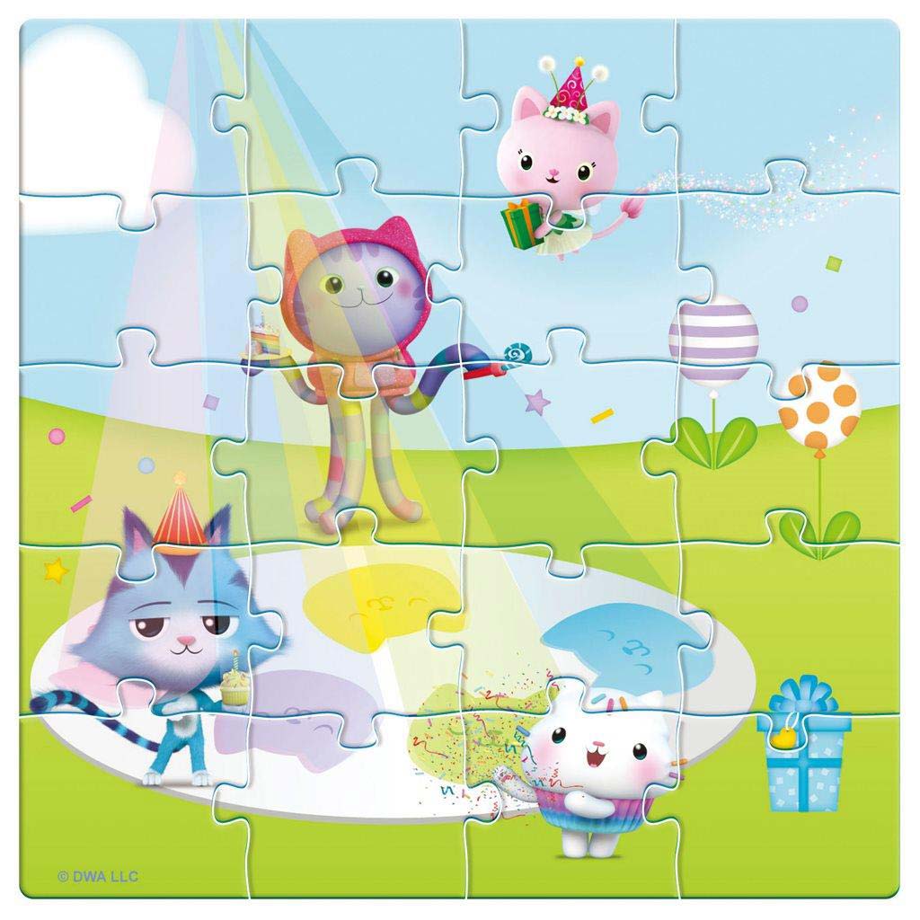 Luna: Gabi Puppenhaus gemustertes magnetisches Puzzle, 3x20 Teile kép 2