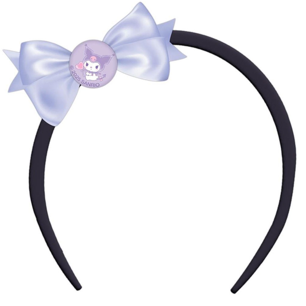 Luna: Haarband mit Kuromi-Muster und Schleife kép 2