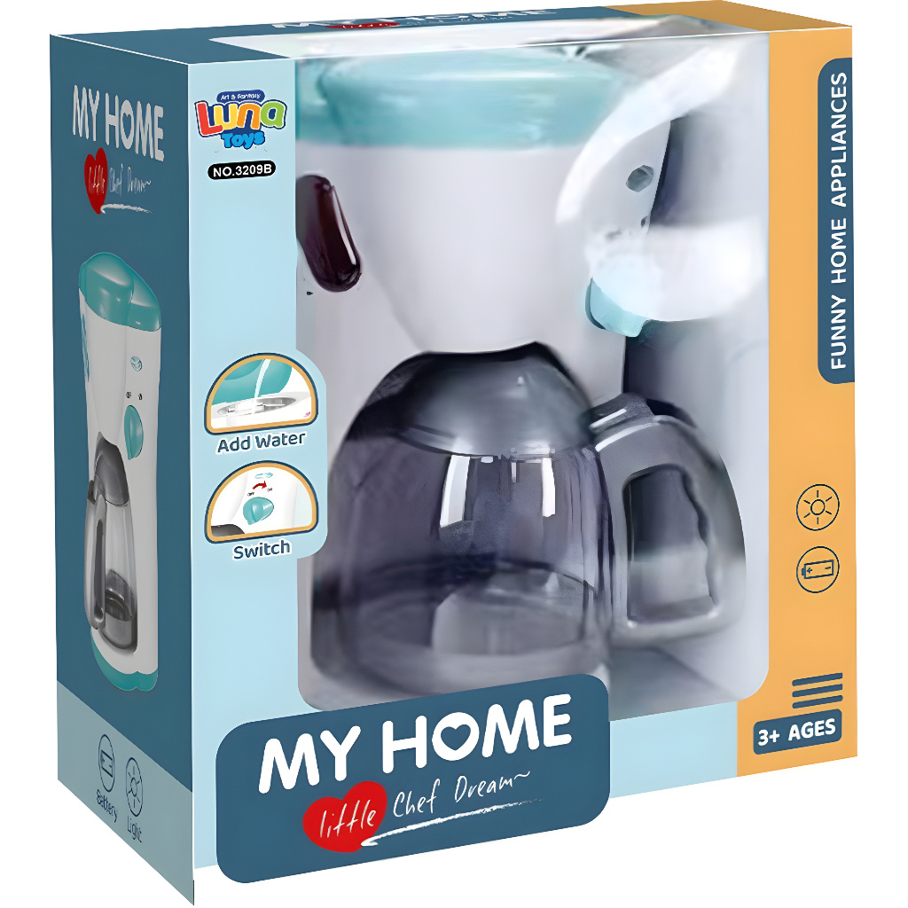 Luna: Mein Zuhause blau Kaffee­maschine