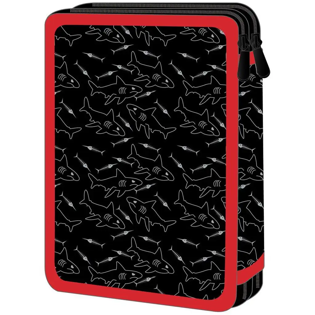 Luna: Muss Team Cápás doppelseitiges Federmäppchen kép 2