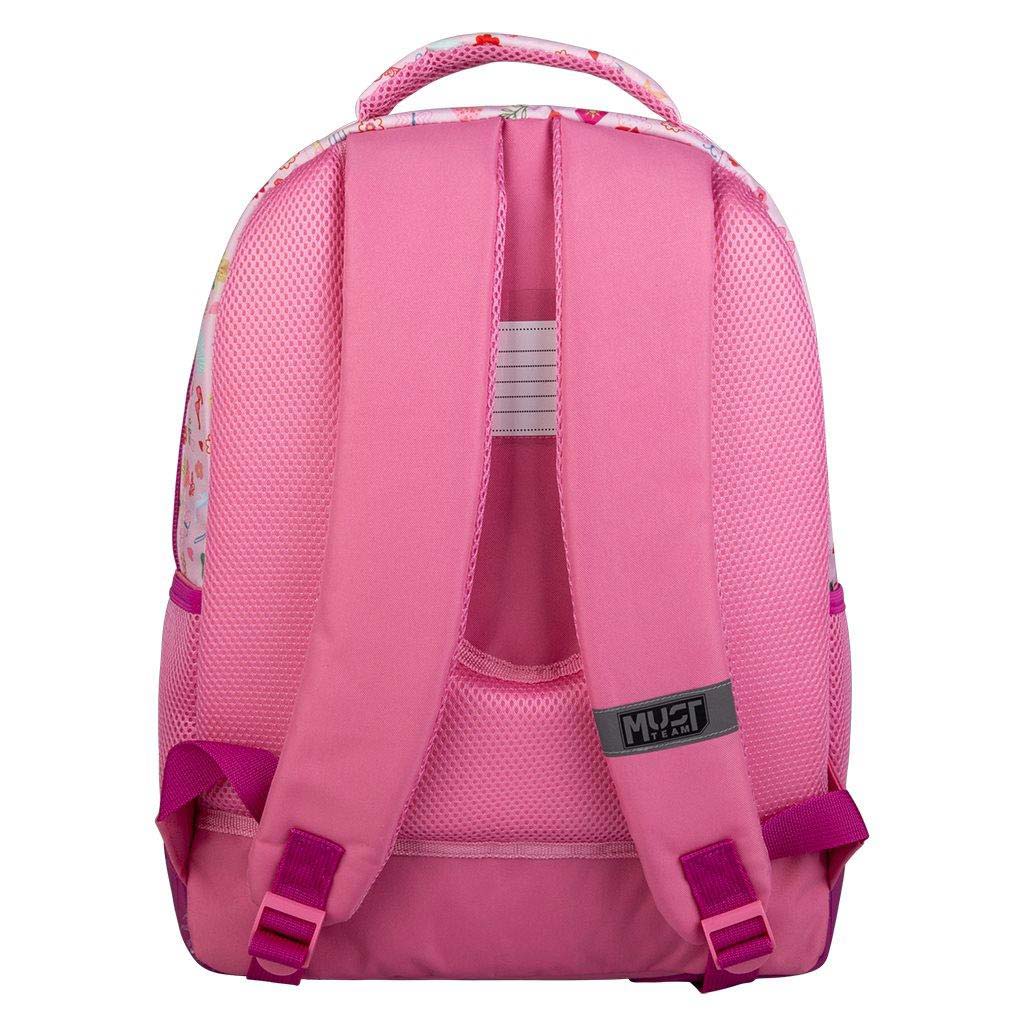 Luna: Muss Team Disney Prinzessin abgerundeter Rucksack mit 3 Fächern 32x18x43cm kép 2