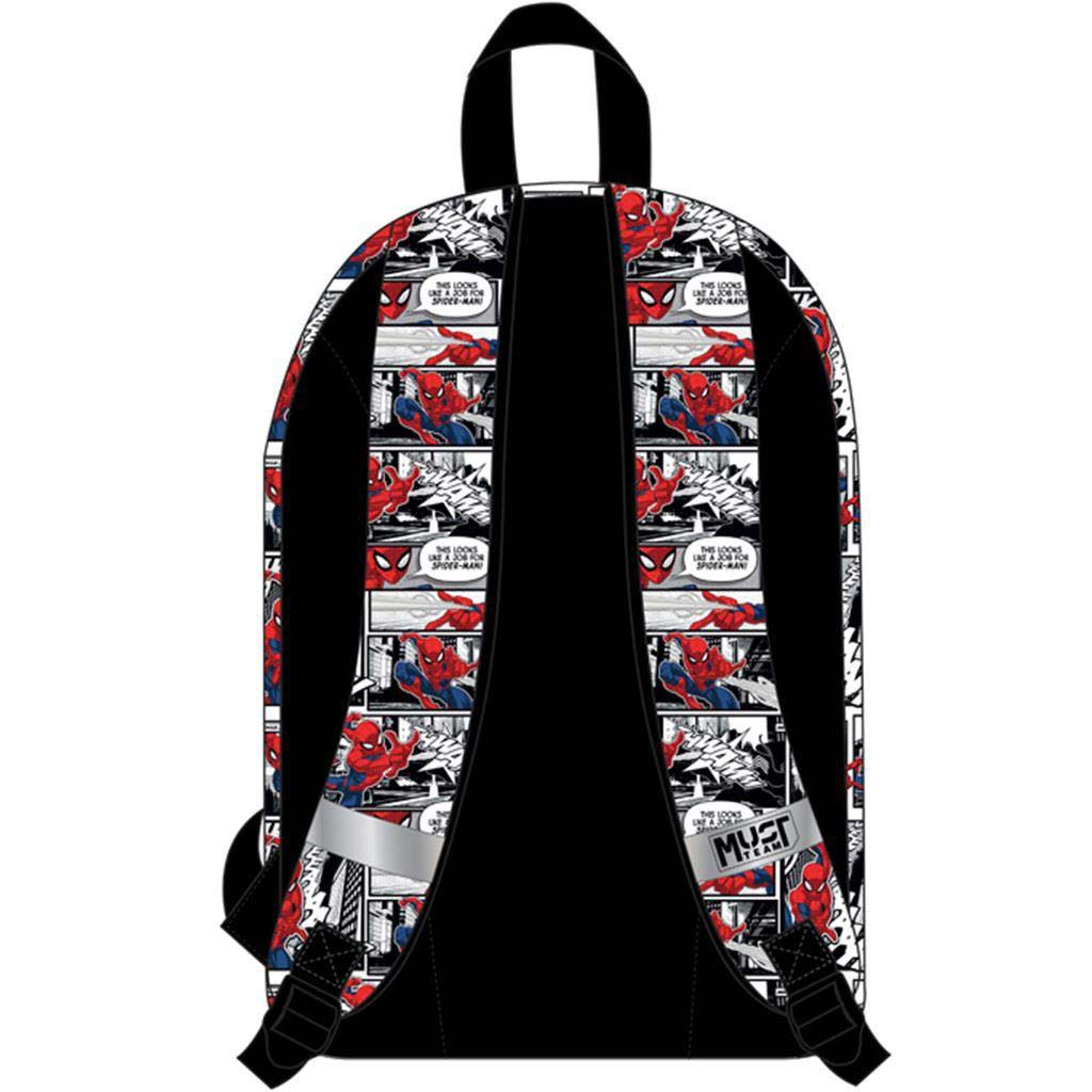 Luna: Muss Team Spider-Man Comic abgerundeter Rucksack 29x17x41cm kép 2