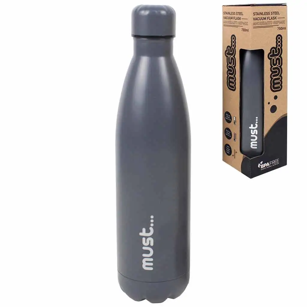 Luna: Must - Edelstahl-Vakuumflasche 750ml