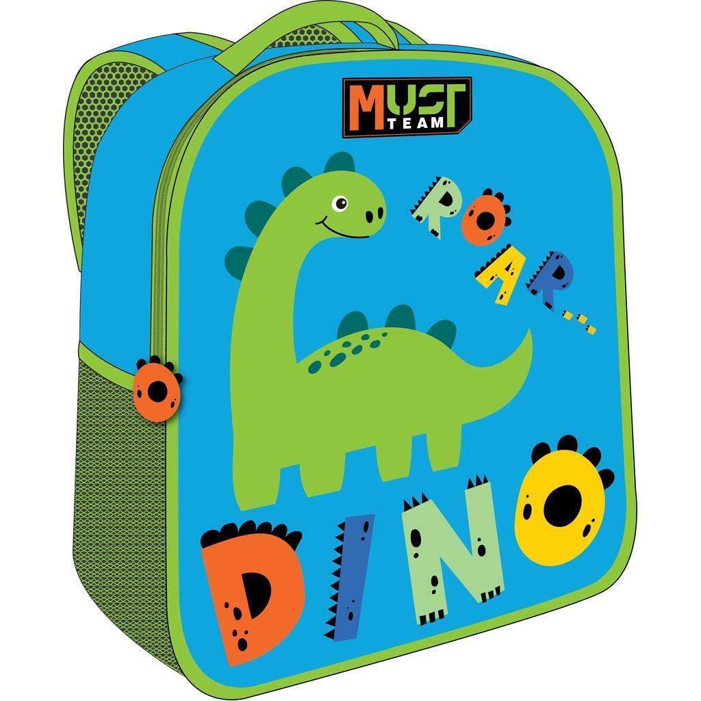 Luna: Must Team 3D Dinosauriermuster Kindergartenrucksack 26x10x32cm