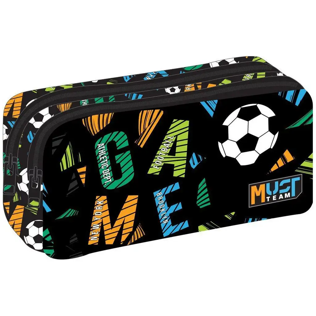 Luna: Must Team Game Fußballball-Rollenmäppchen mit 2 Fächern