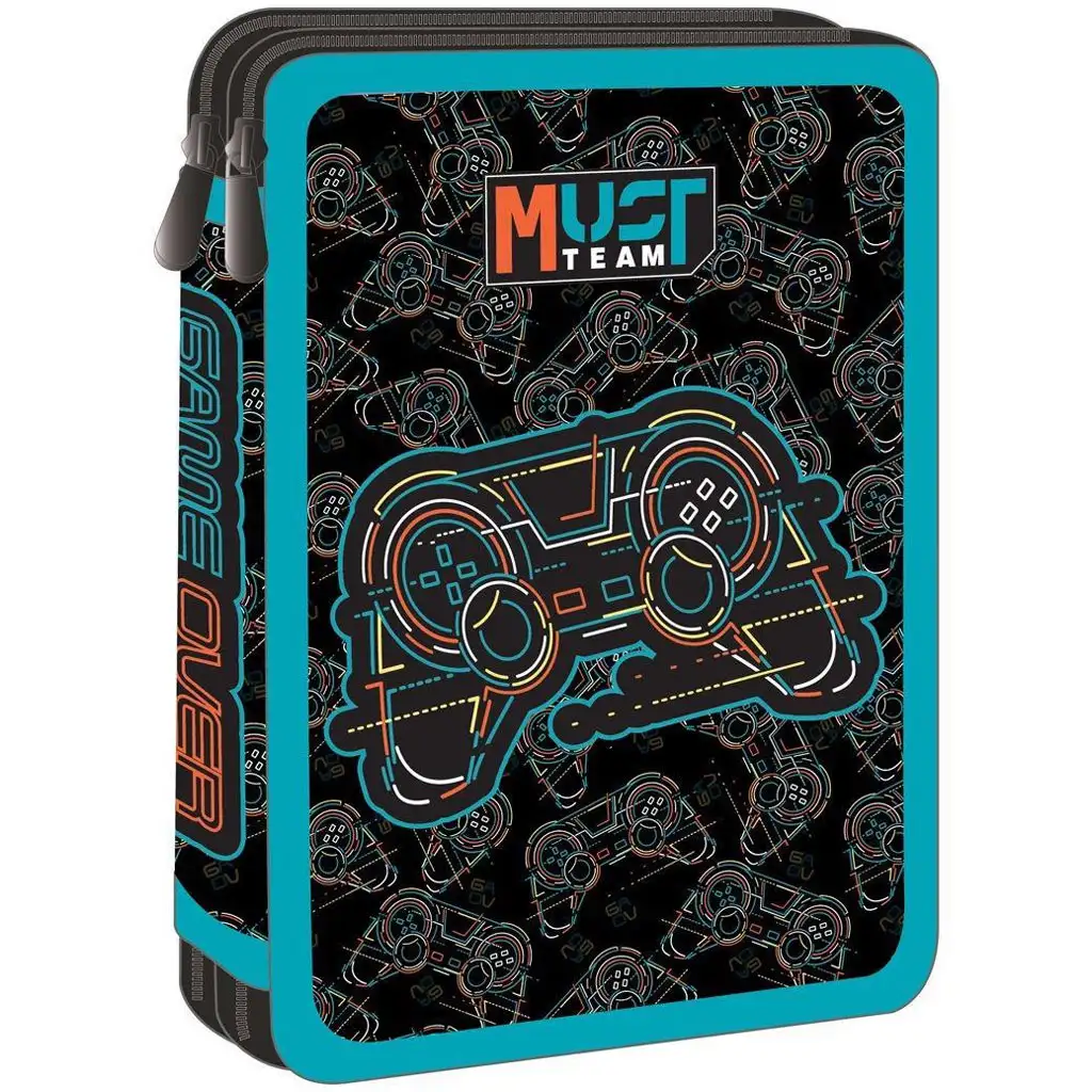 Luna: Must Team Gamer 2-stöckiges gefülltes Federmäppchen