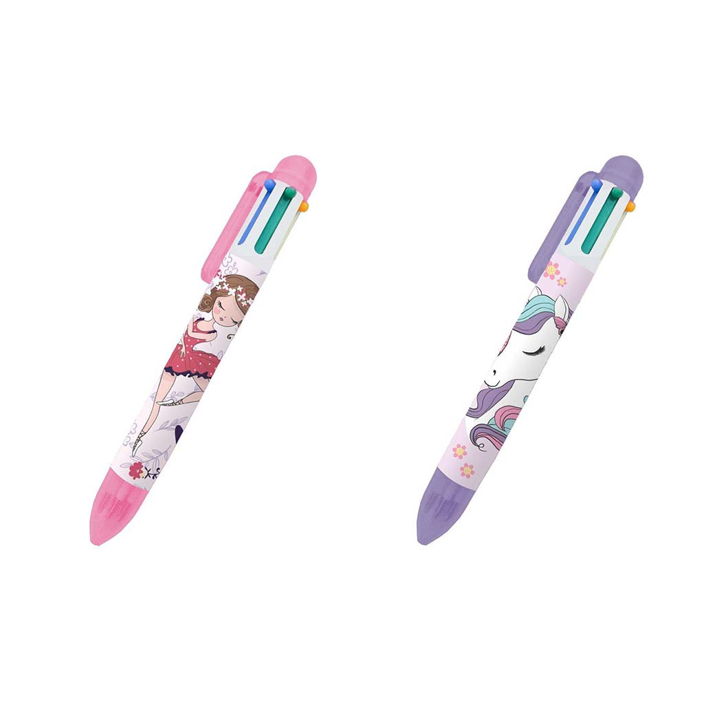 Luna: Must Team Kugelschreiber mit Mädchendesign, 6 Farben, verschiedene Ausführungen, 1 Stück kép 2