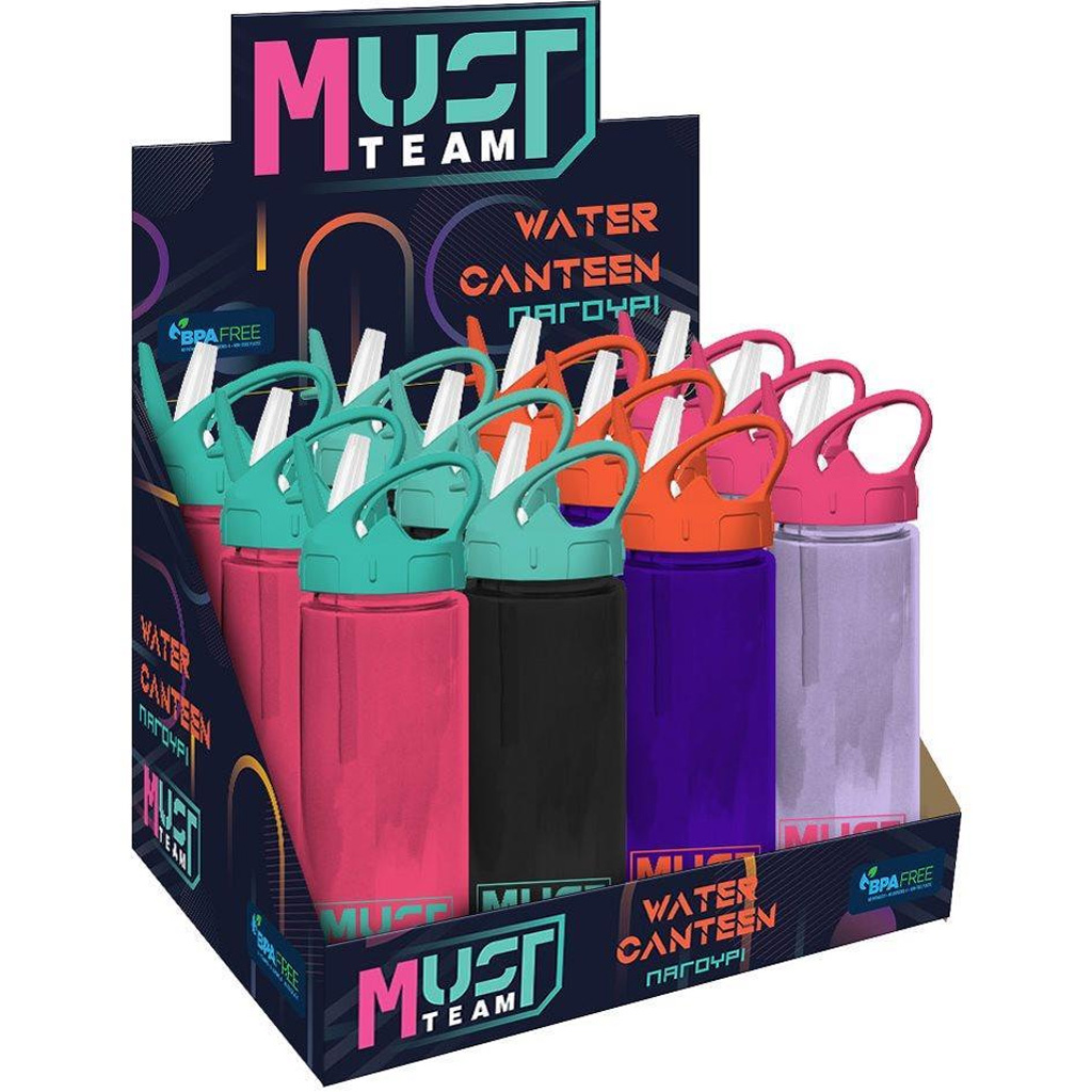 Luna: Must Team Kunststoff-Trinkflasche, verschiedene Ausführungen, 500 ml, 1 Stück