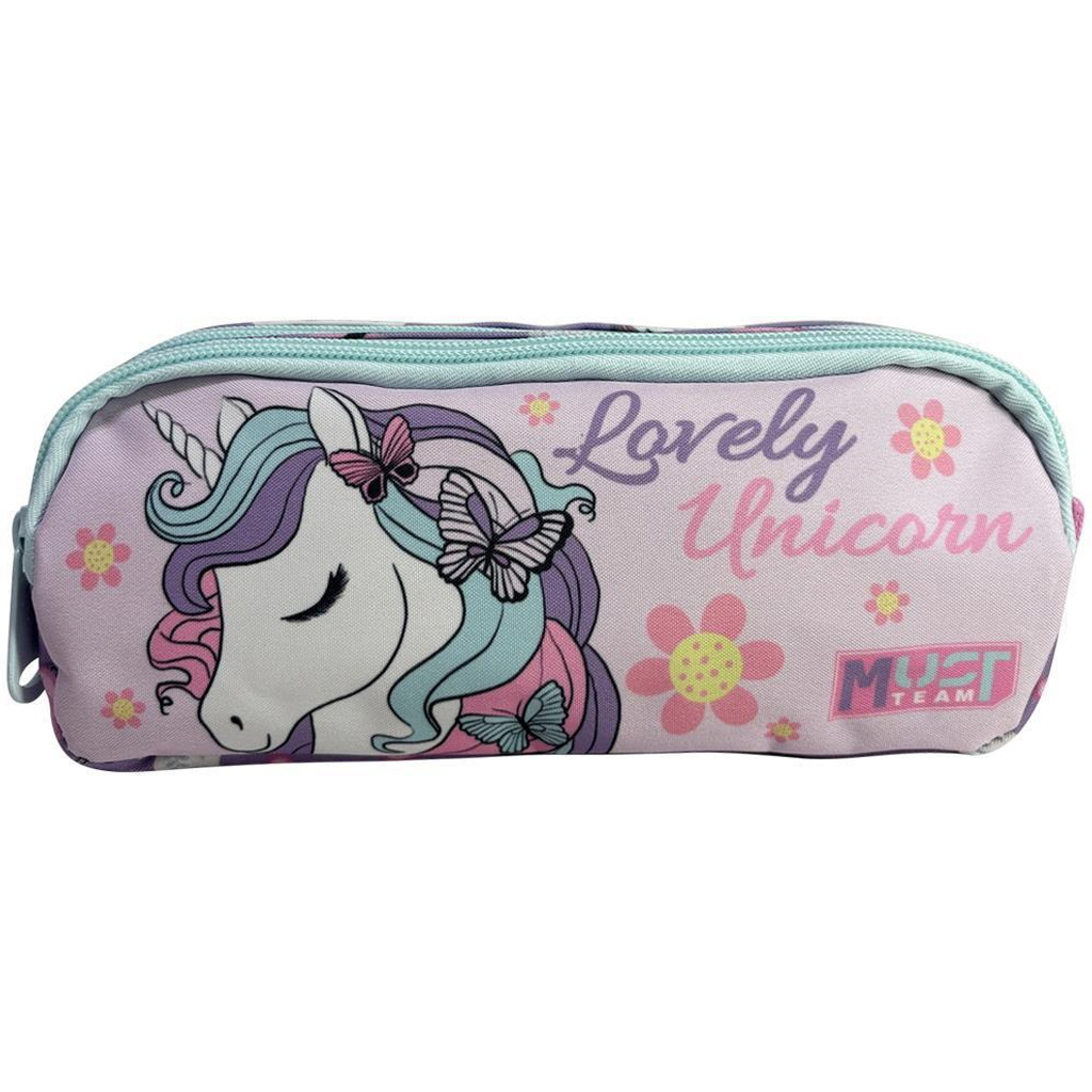 Luna: Must Team Lovely Unicorn 2-stöckiges, zylinderförmiges Federmäppchen