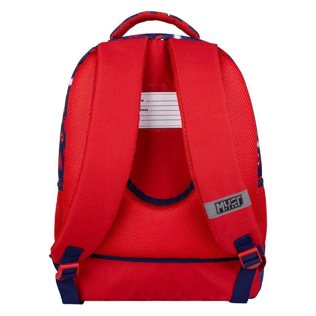 Luna: Must Team Spider-Man Thwip abgerundeter 3-Fach-Rucksack 32x18x43 cm kép 2