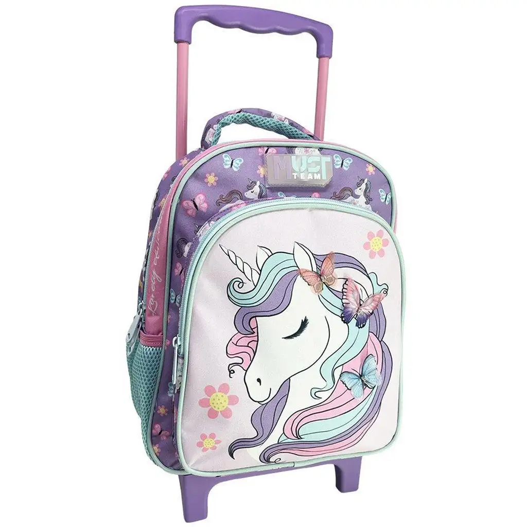 Luna: Must Team Unikornis 2-Fach-Rollrucksack, Schulranzen, 27x10x31 cm