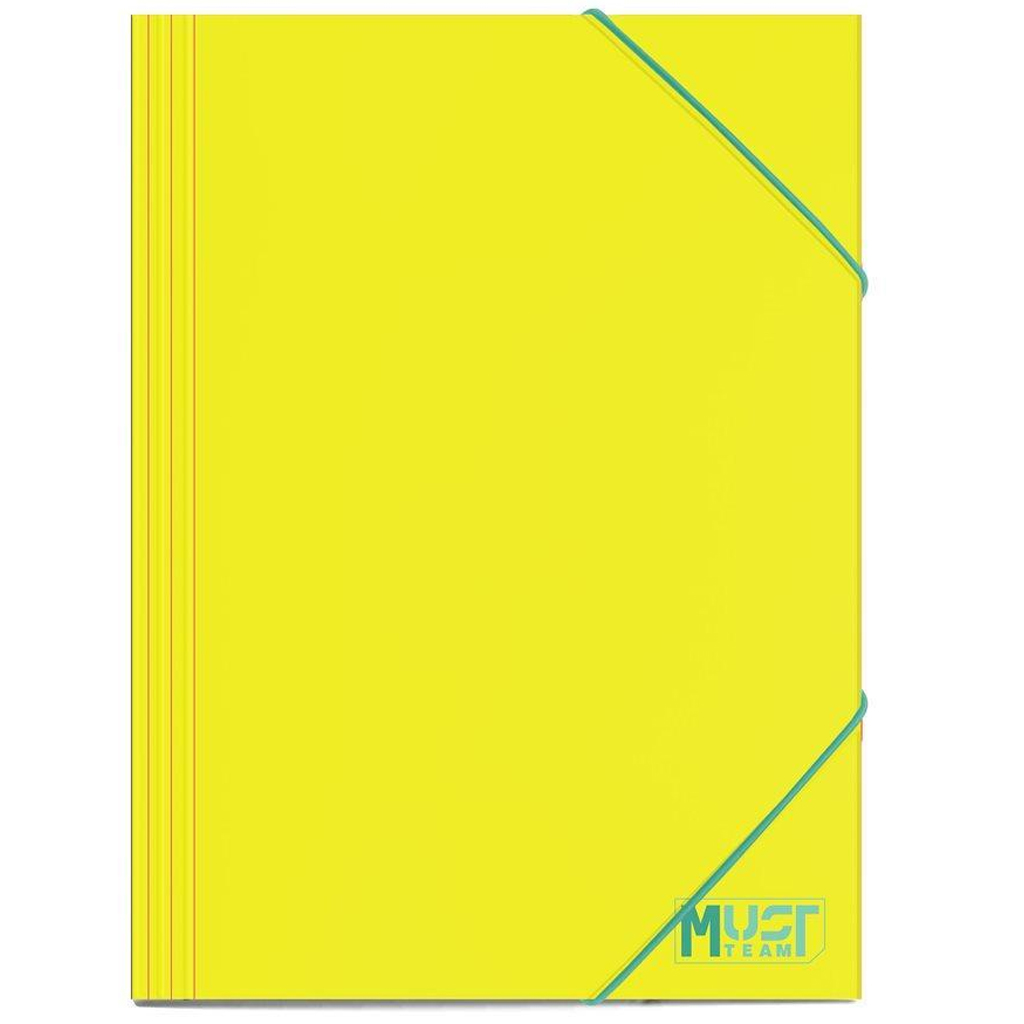 Luna: Must Team gelbe Gummimappe 25x35 cm