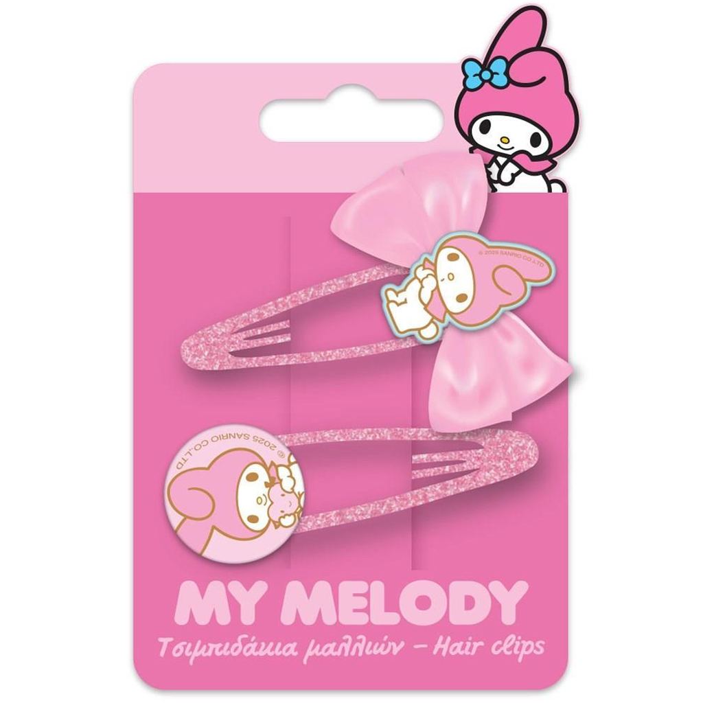 Luna: My Melody 2-teiliges Haarspangen-Set