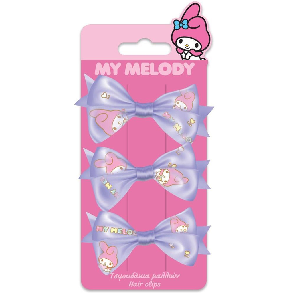 Luna: My Melody 3-teiliges Haarschleifen-Set