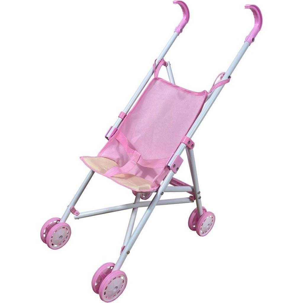 Luna: Rosa-beige Kinderwagen 26x48x52cm