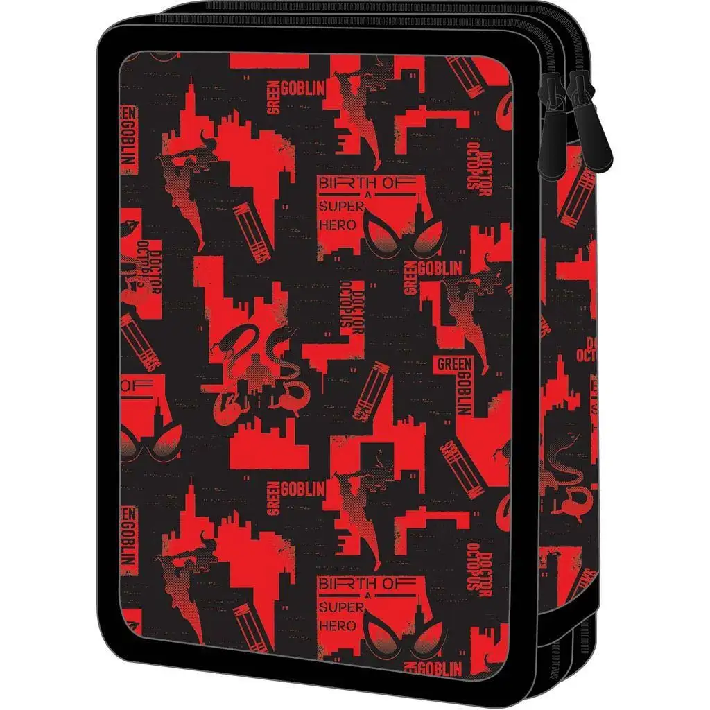 Luna: Spider 2-stöckiges gefülltes Federmäppchen – Eyes Design kép 2