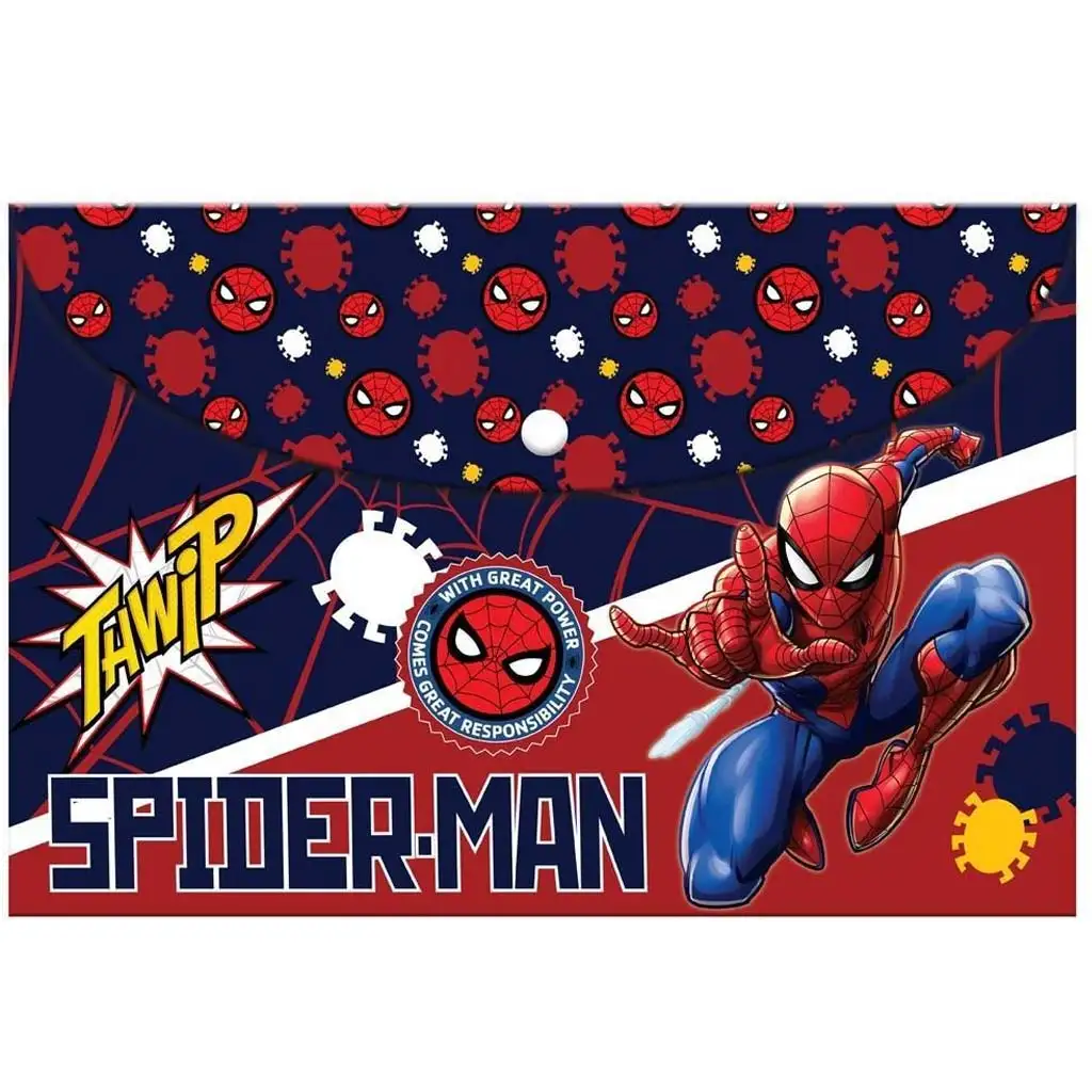 Luna: Spider-Man Actionreiche Sammelmappe mit Druckknopf A4