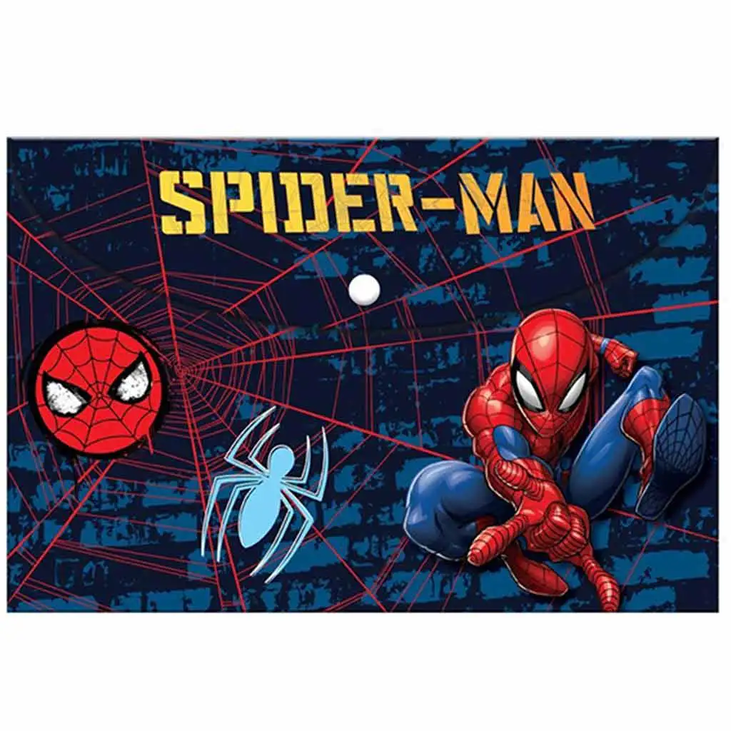 Luna: Spider-Man Kunststoff-Schnappverschlussmappe im A4-Format