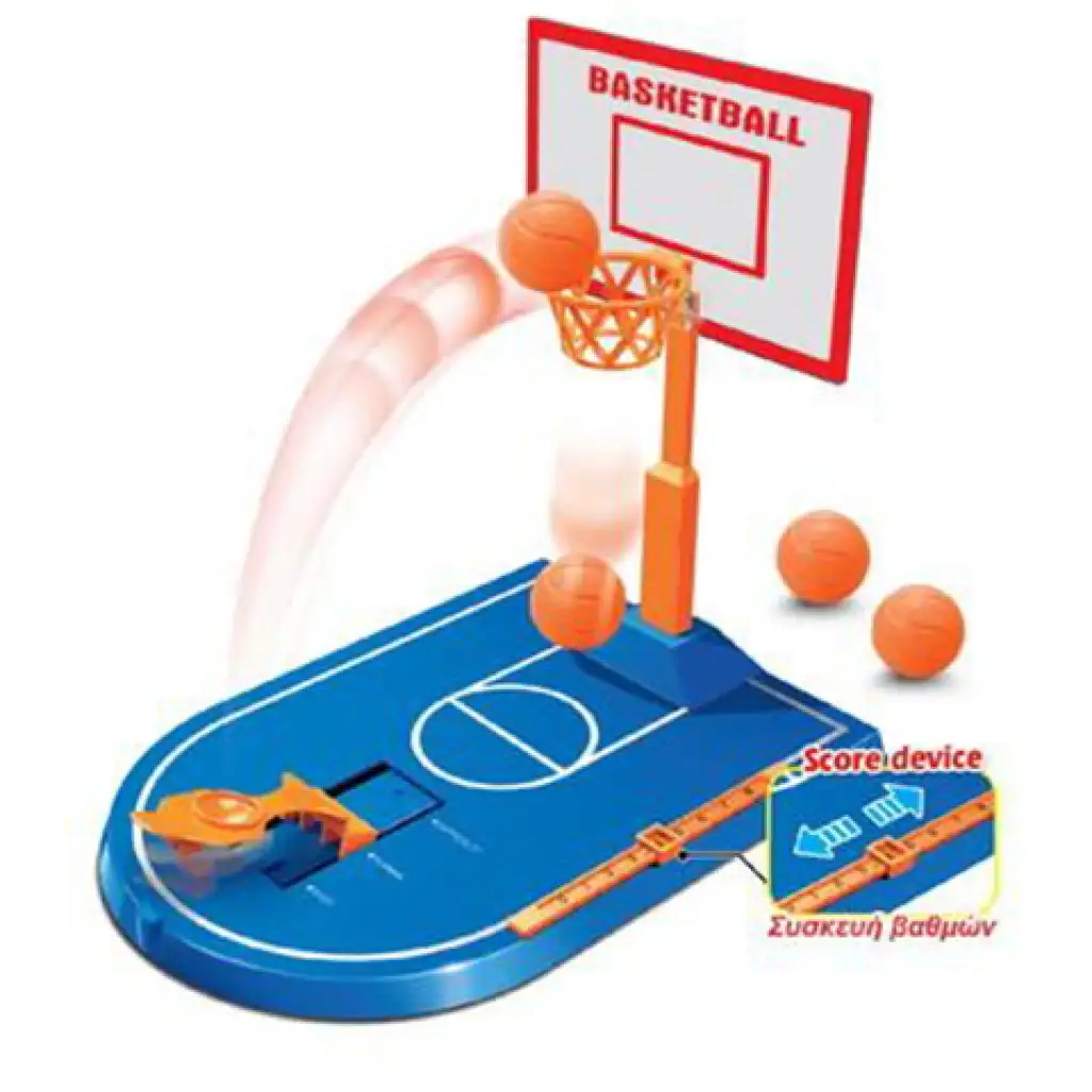 Luna: Tisch-Basketball-Geschicklichkeitsspiel-Set 27x19cm kép 2