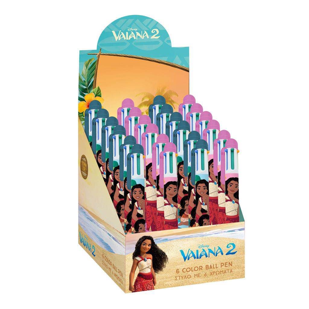 Luna: Vaiana 2 6-farbiger Kugelschreiber, verschiedene Ausführungen, 1 Stück