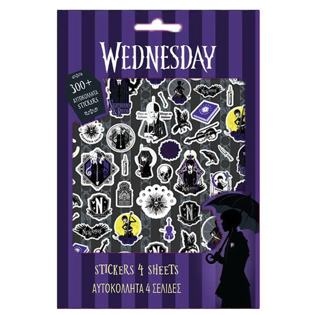 Luna: Wednesday Sticker-Set, 300 Stück