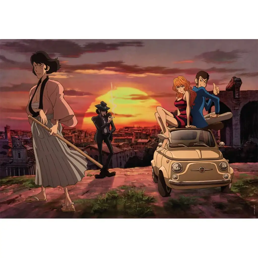 Lupin der 3. - Italienischer Job 1000-teilige Puzzle - Clementoni kép 2