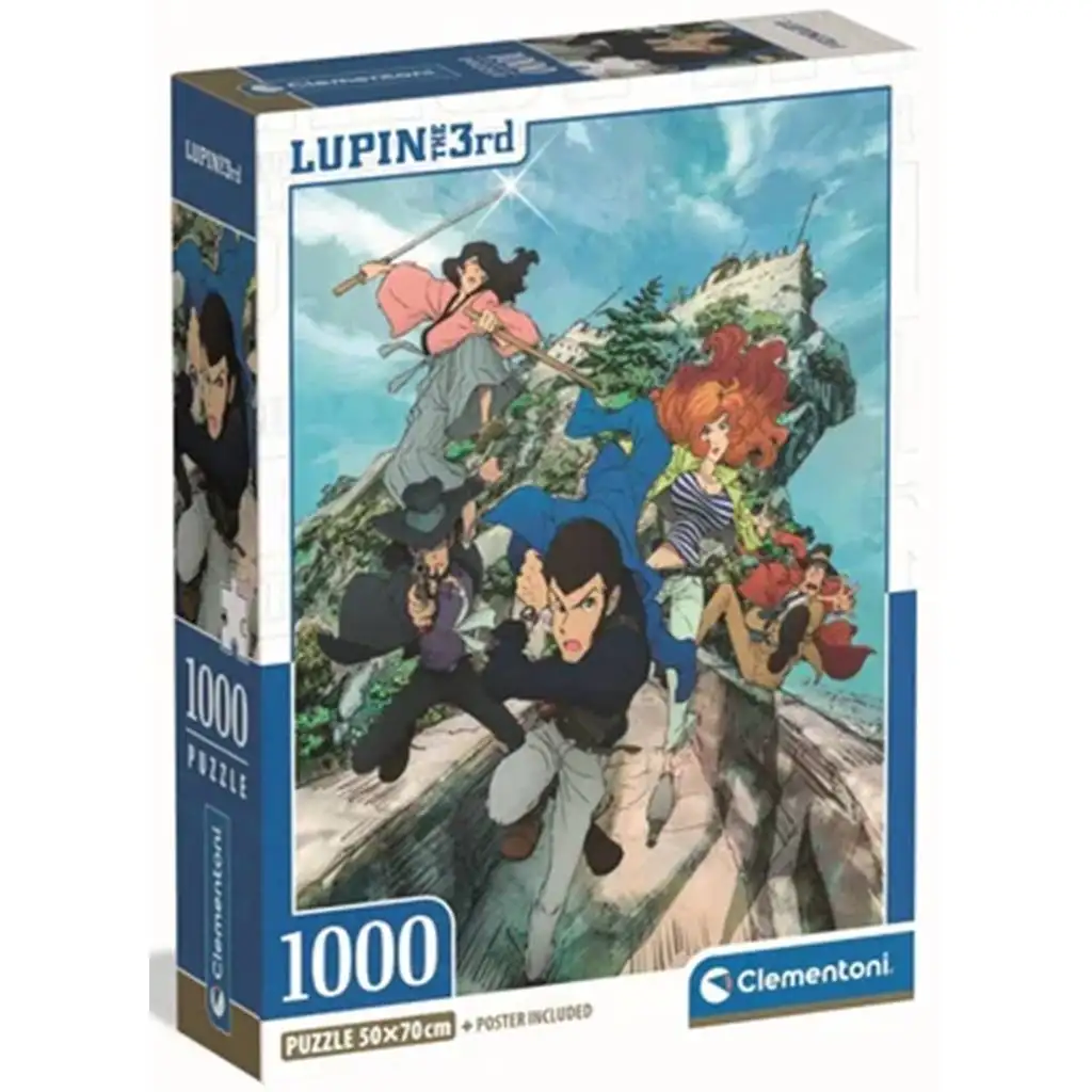 Lupin der Dritte 1000-teilige Puzzle - Clementoni