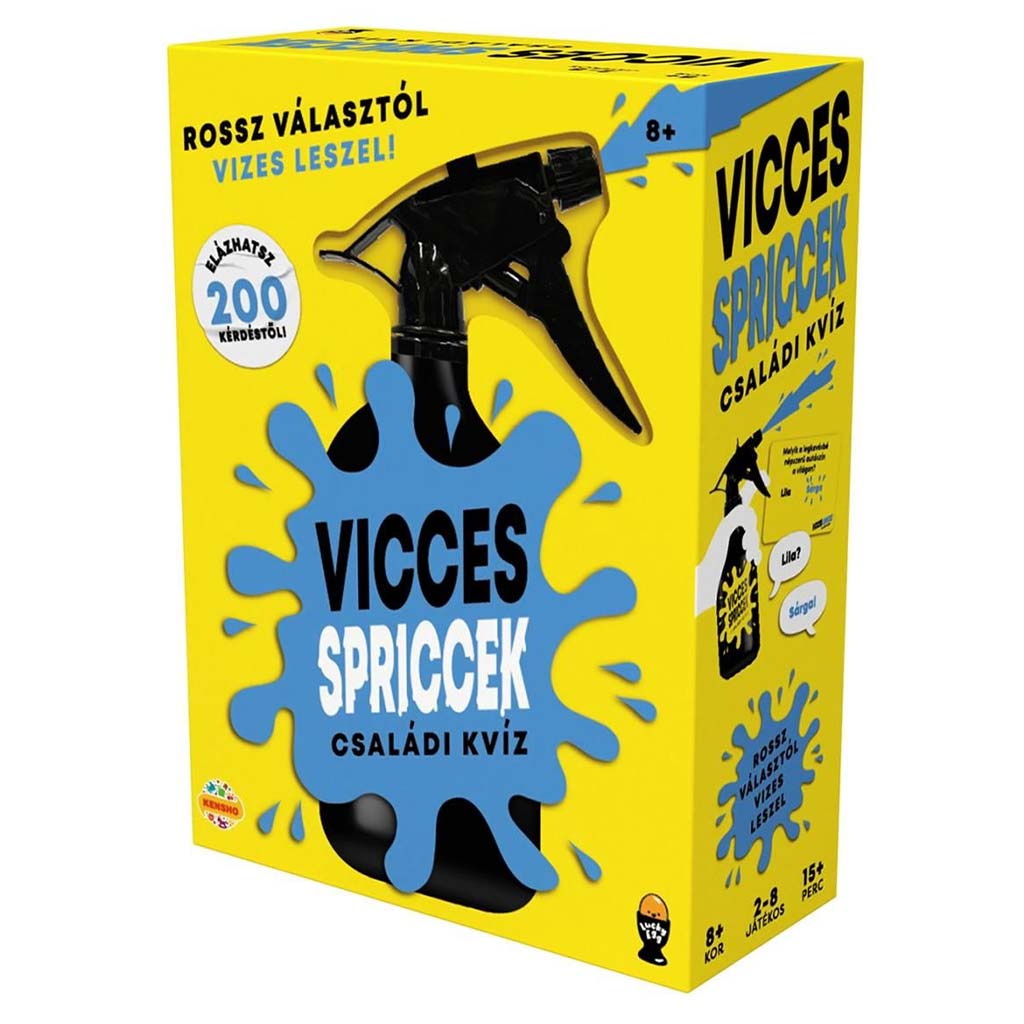 Lustige Spritzer Familien-Quizspiel