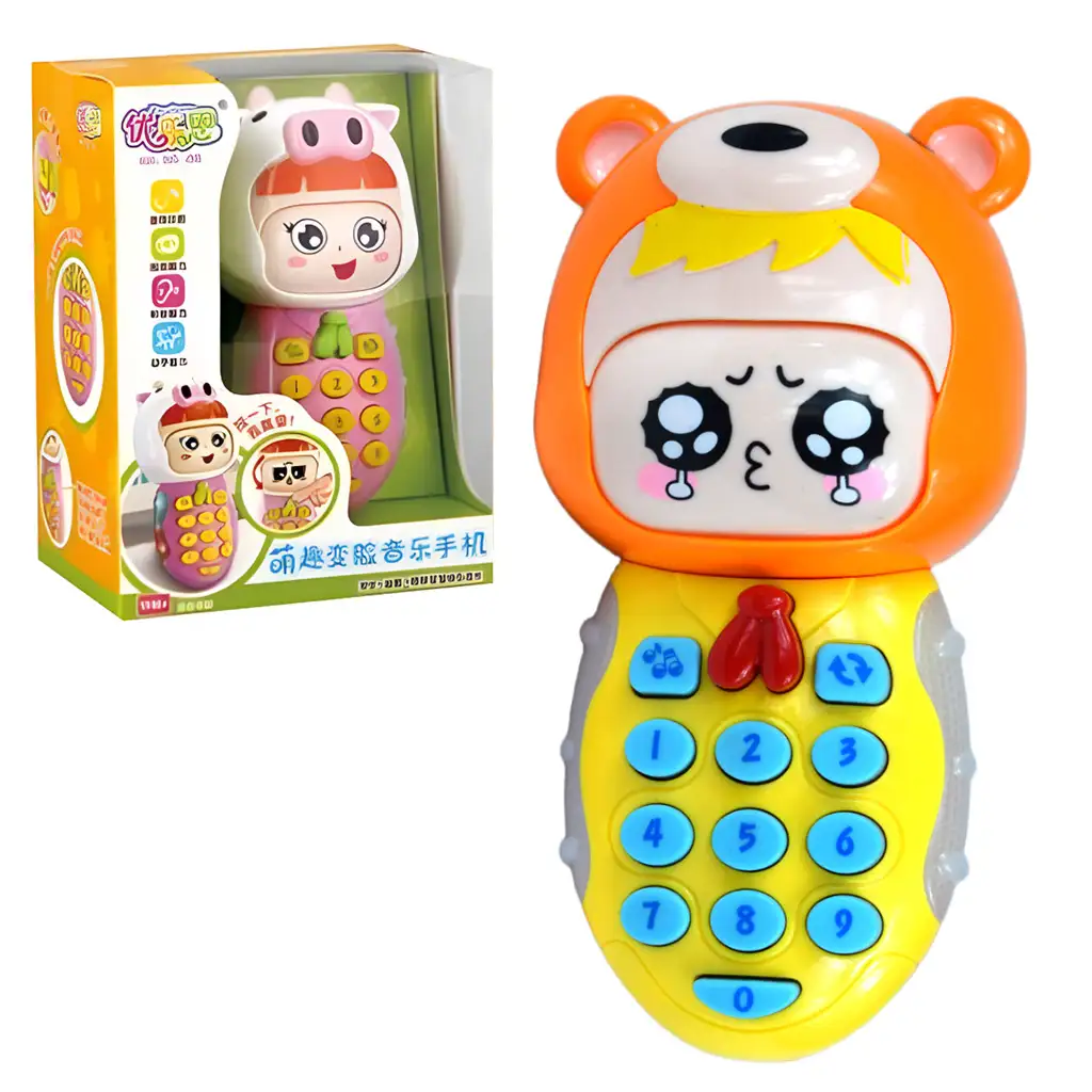 Lustiges Babytelefon in zwei Varianten mit Ton und Licht kép 3