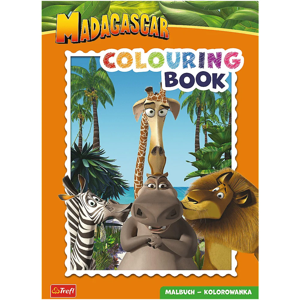 Madagaskar Malbuch - Trefl kép 1