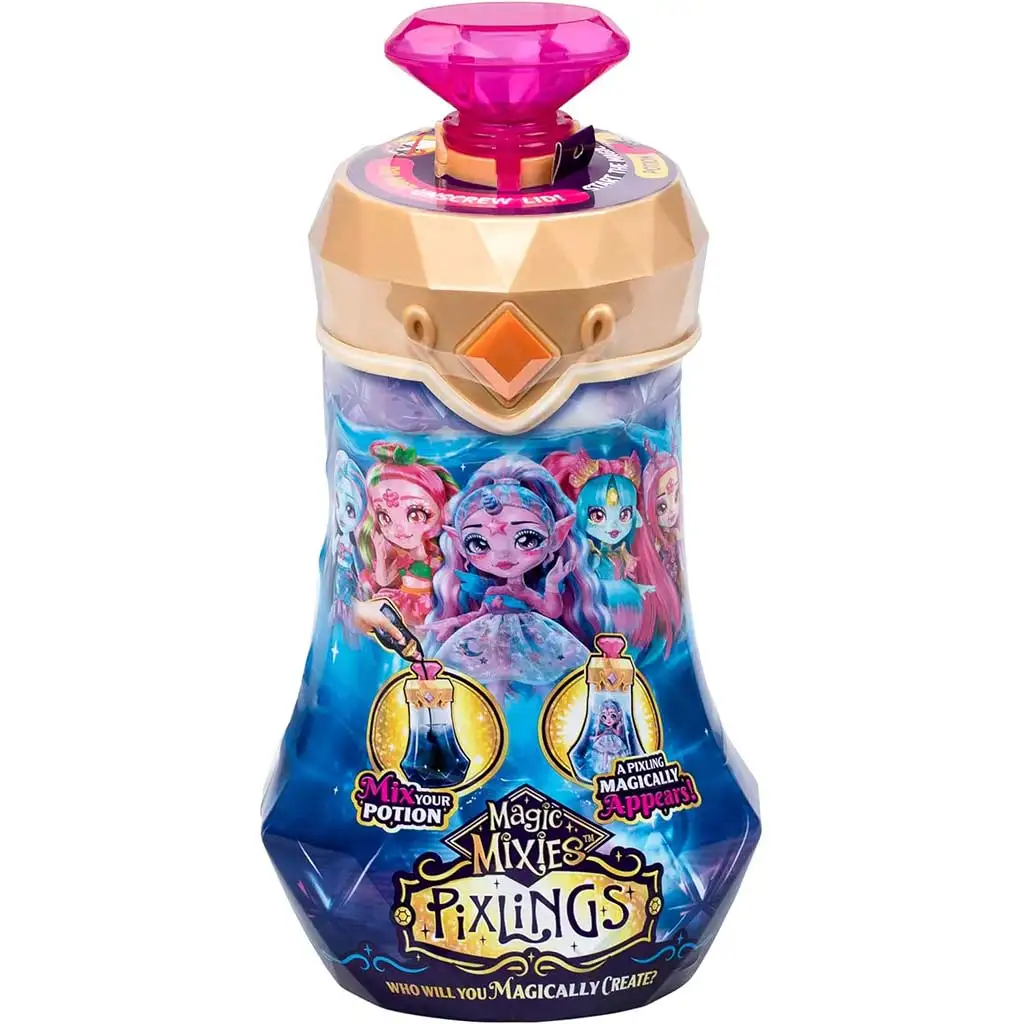 Magic Mixies: Pixlings Amber Puppe mit kämmbaren Haaren kép 6