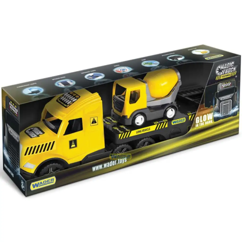 Magic Truck Technic Mischwagen mit Betonmischer 79cm - Wader